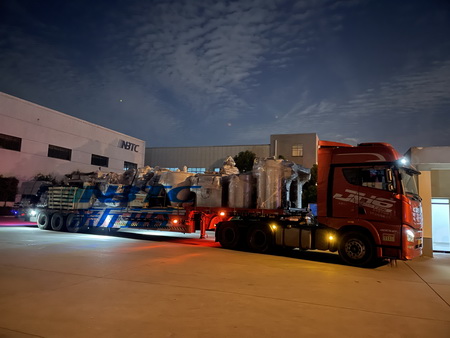 新藍(lán)智能：氣力輸送系統(tǒng)發(fā)貨